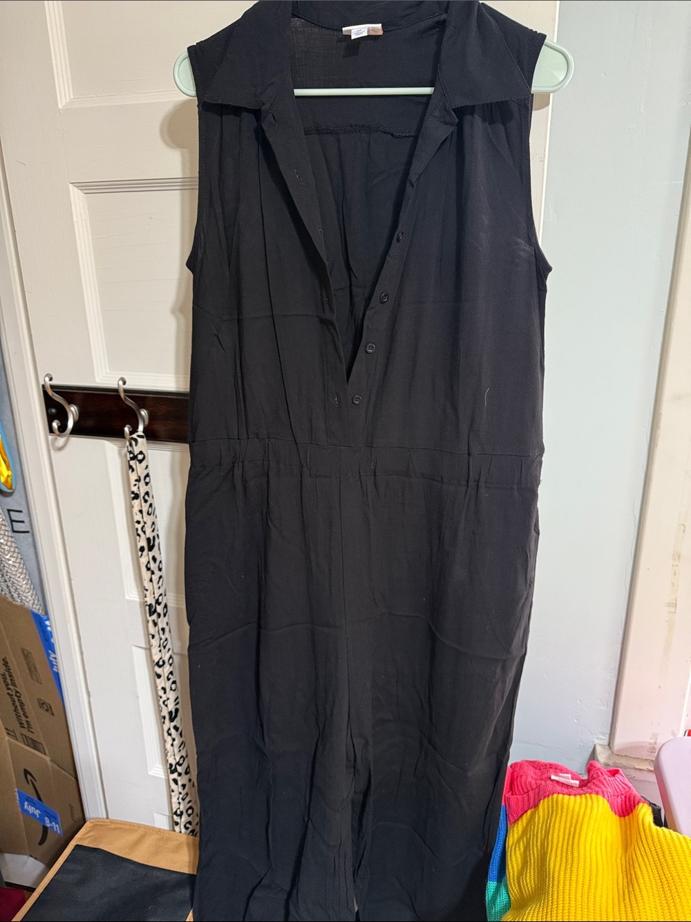 Sleeveless Black Jumpsuit for Women